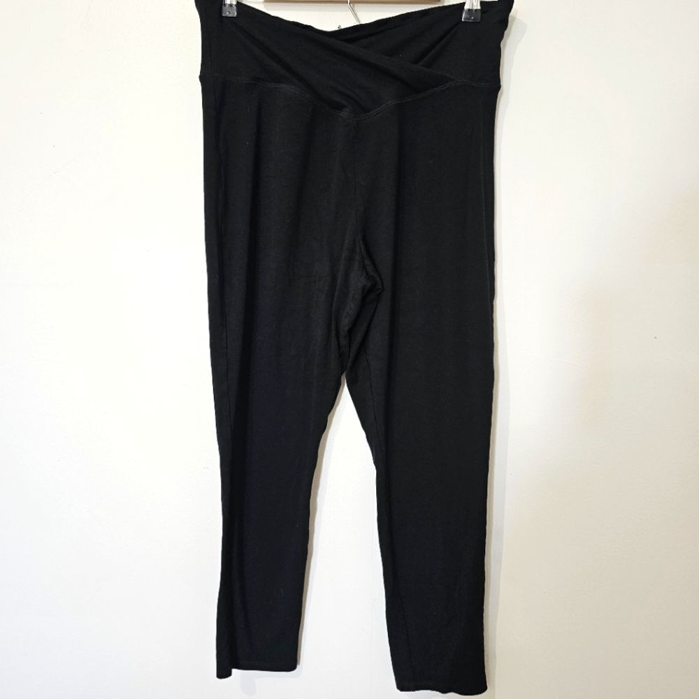 Arizona Jeans - Leggings Cropped Crossed Waistband Basics - Size XL - Black